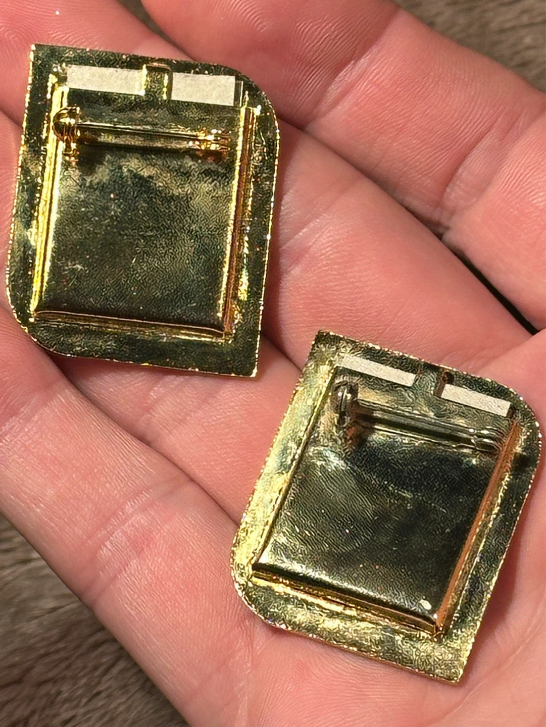 Art Deco Style Picture Frame Brooches - photo 4