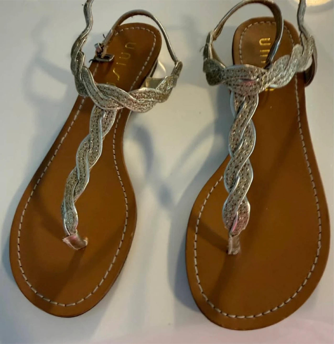 Unisa Gold Glitter Braided Sandal - photo 2