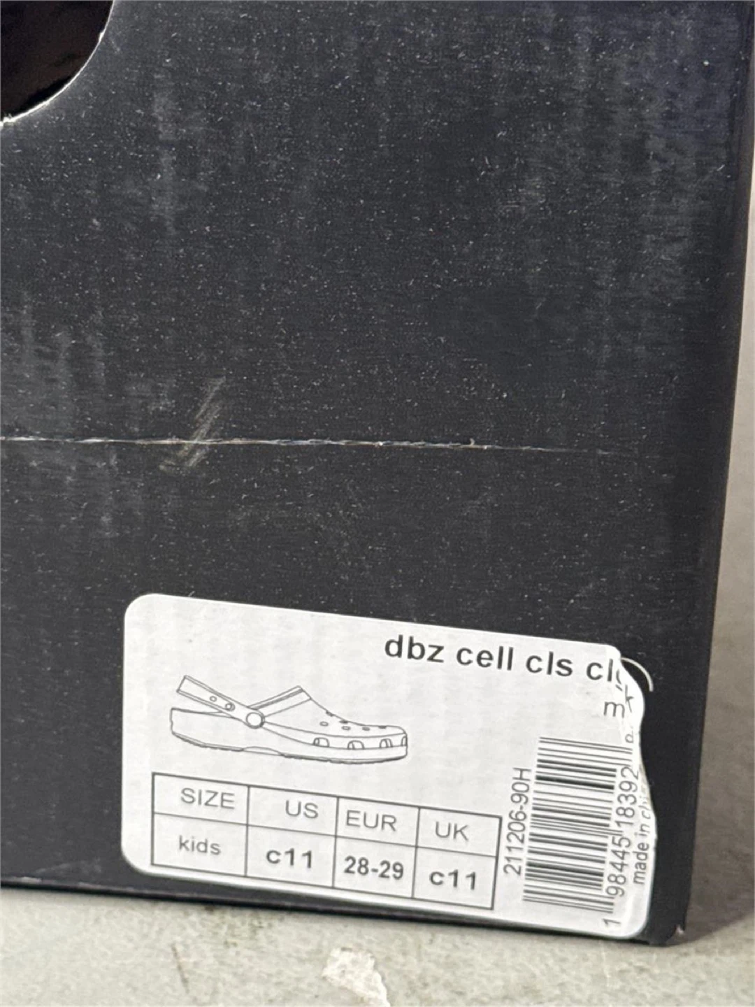 Crocs Kids' DBZ Cell Clogs Size C11 - photo 2