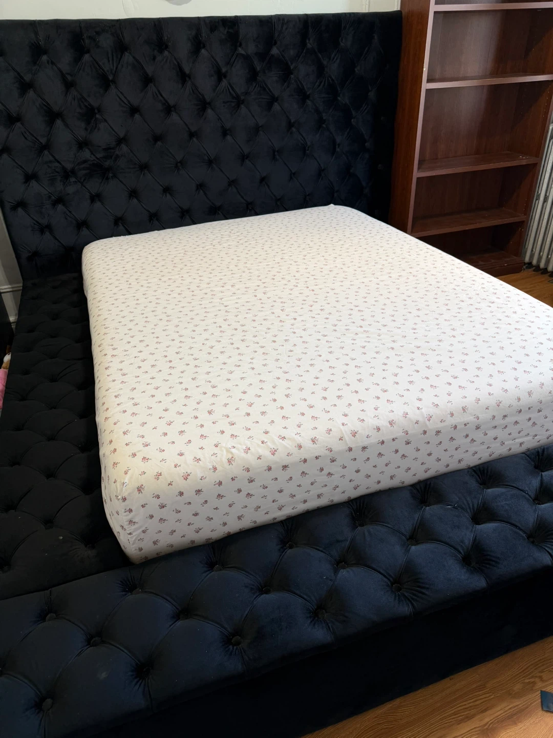 Fitted Sheet with Floral Print - photo 4