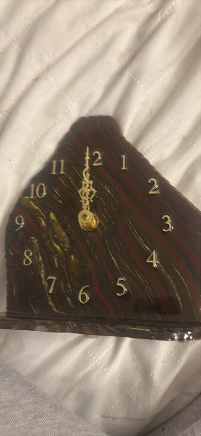 Unique Stone Table Clock - photo 3