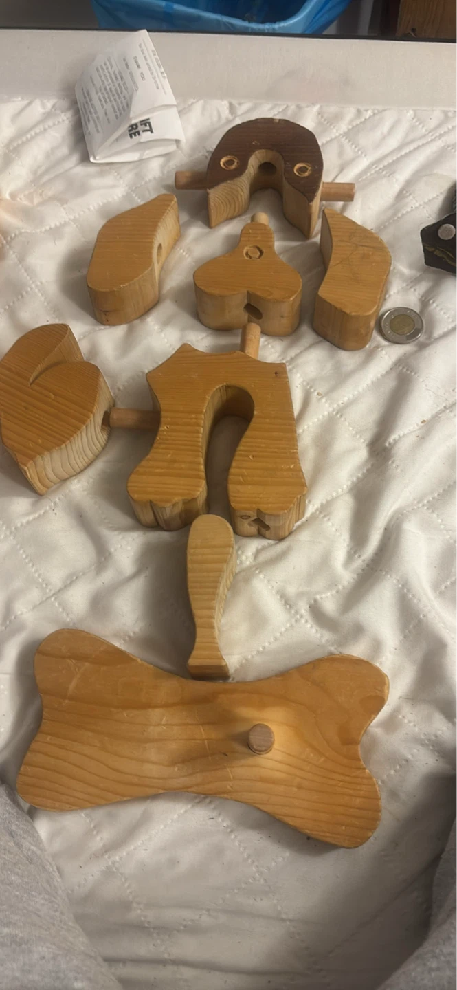 Wooden Dog Puzzle Toy