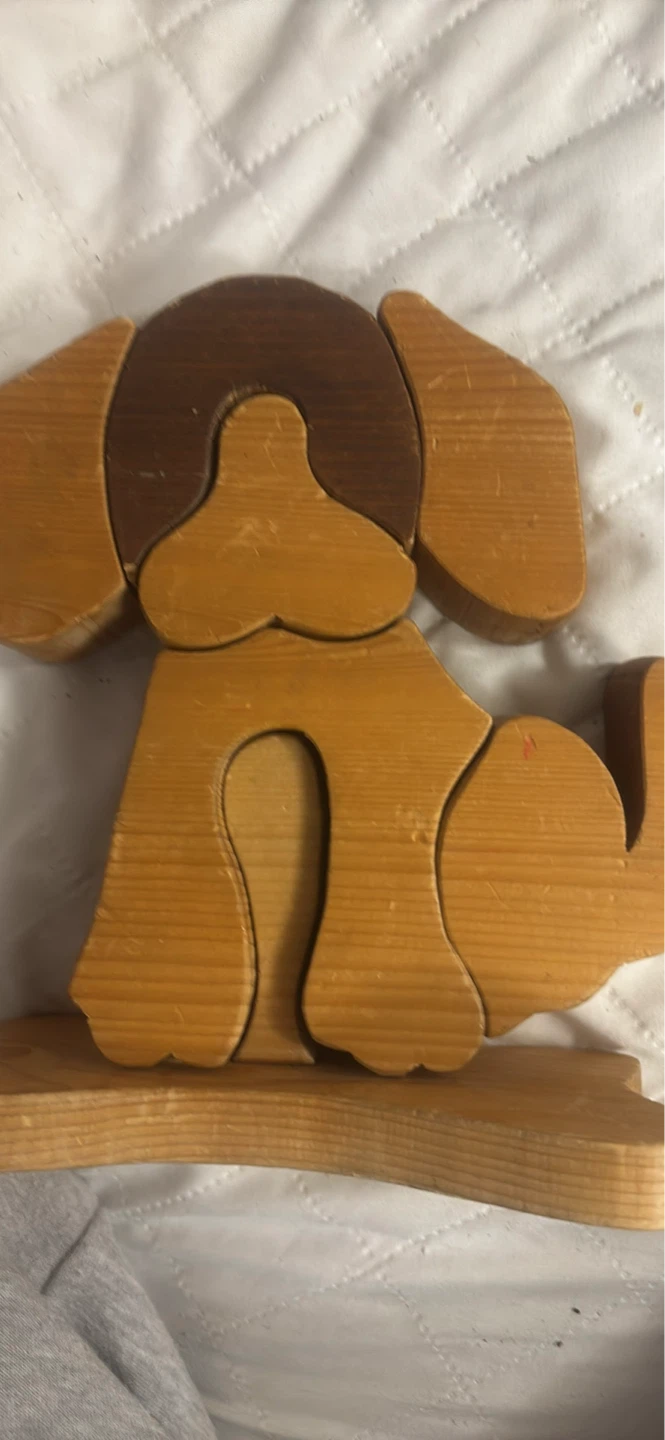 Wooden Dog Puzzle Toy - photo 2