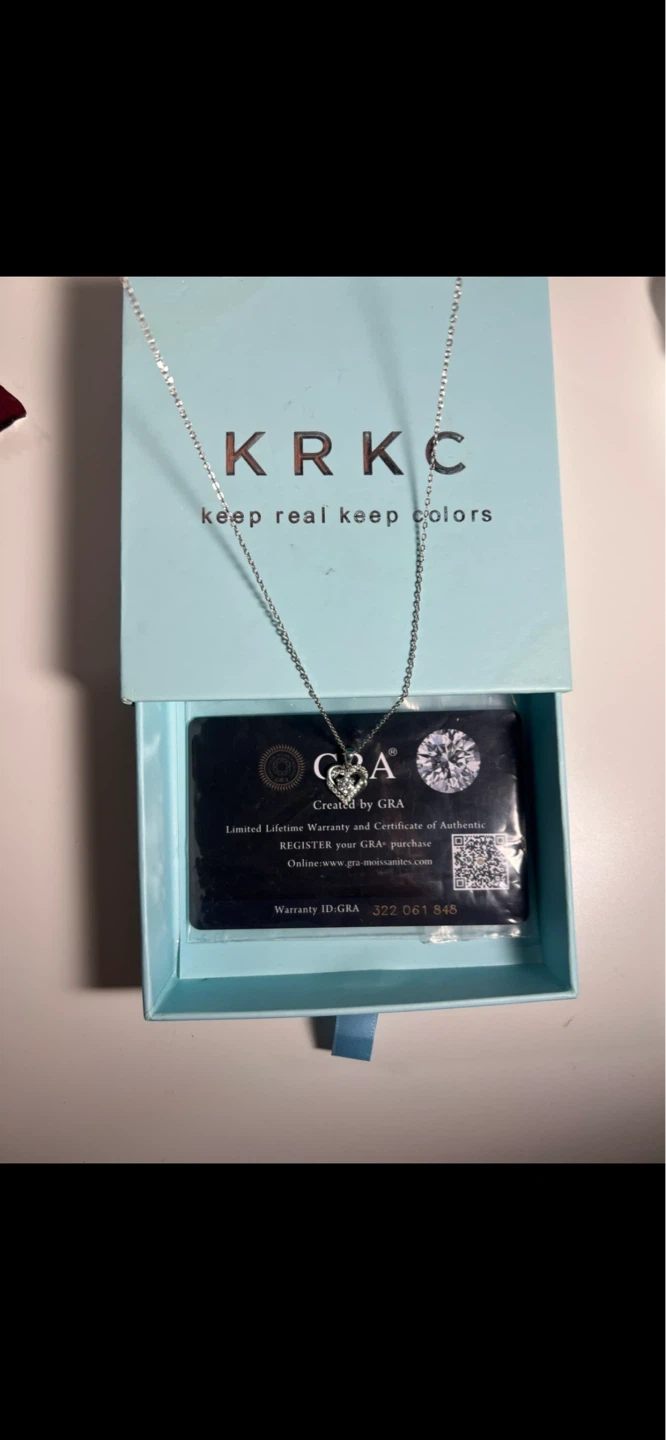 KRKC Heart Pendant Necklace