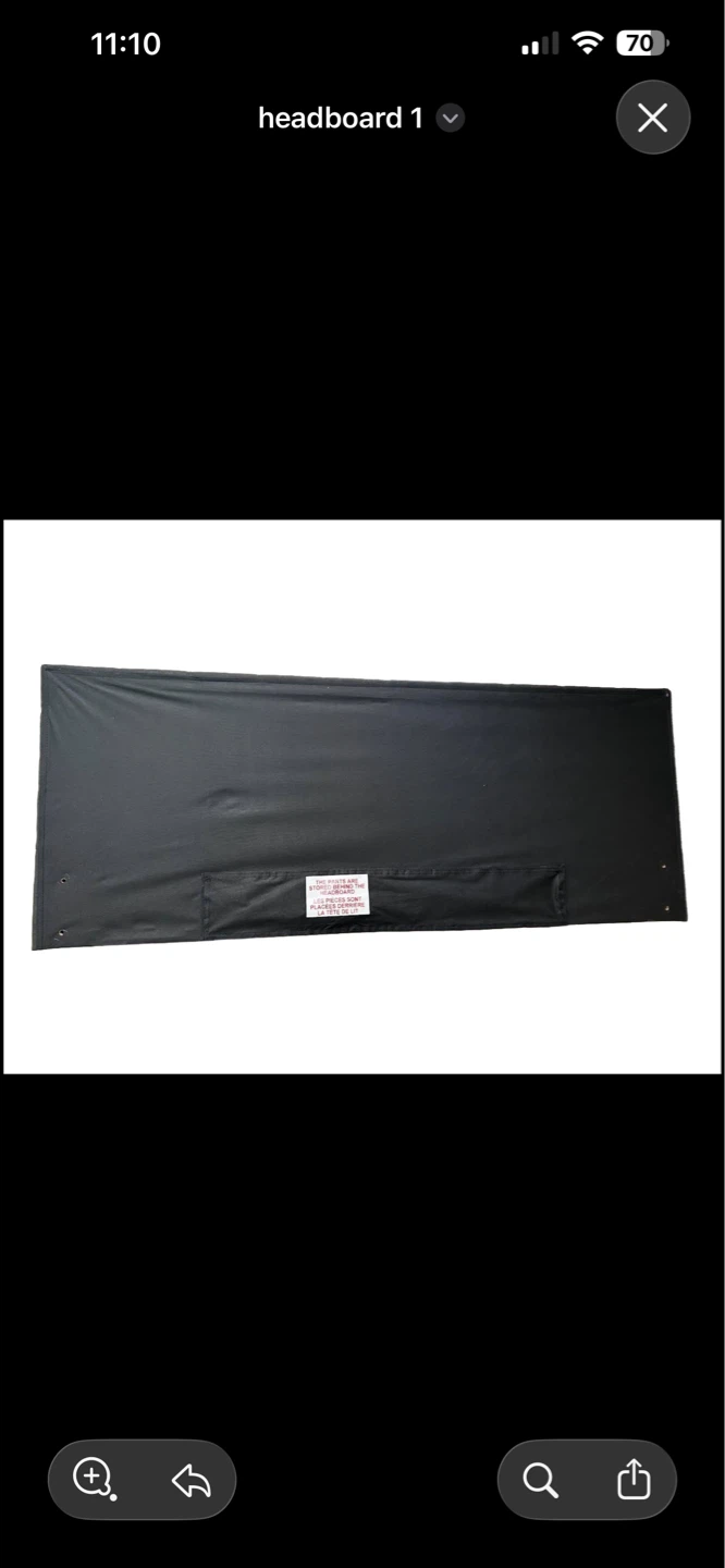 Full size Headboard Charcoal Grey Button Tufted - New Never Used - photo 3