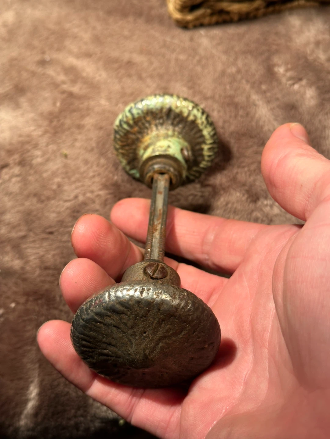 Victorian Solid Metal Door knob - photo 5