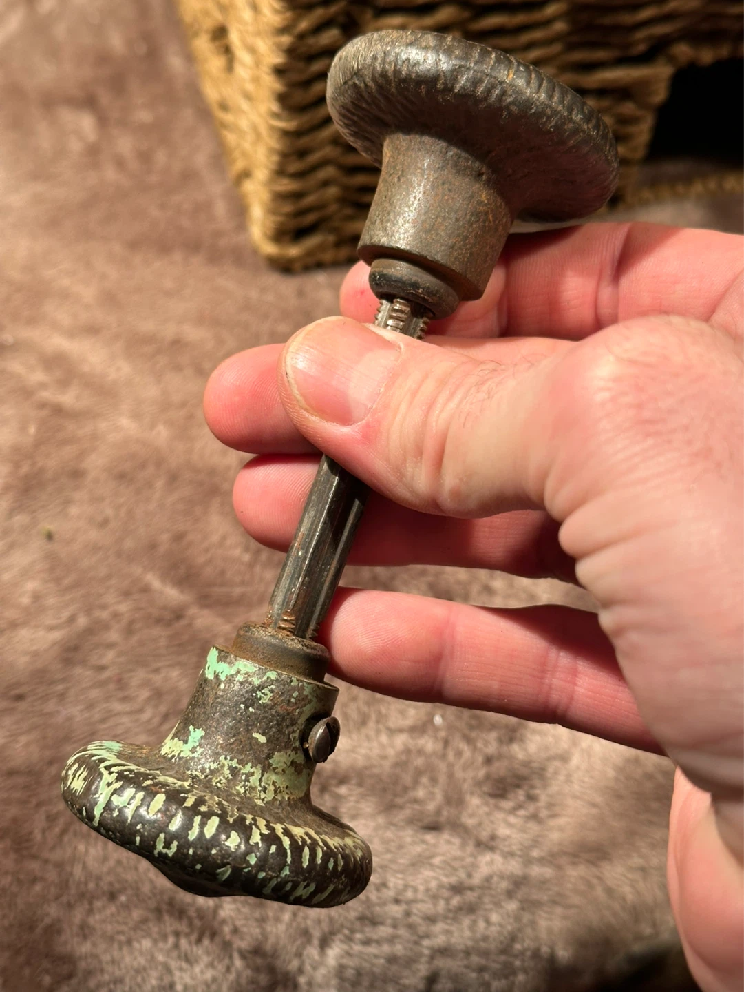 Victorian Solid Metal Door knob - photo 4