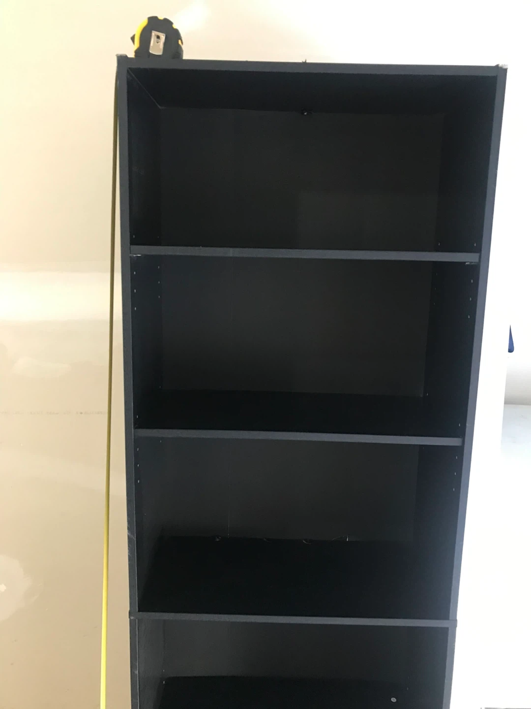 Black 5-Shelf Bookshelf - photo 3