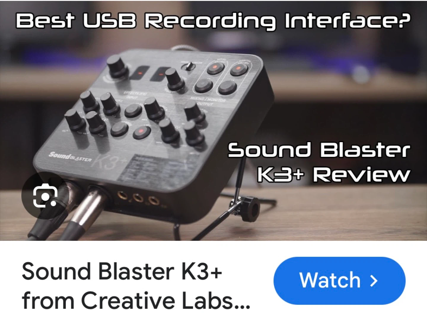 Creative Sound Blaster K3+ USB Recording Mixer - photo 4