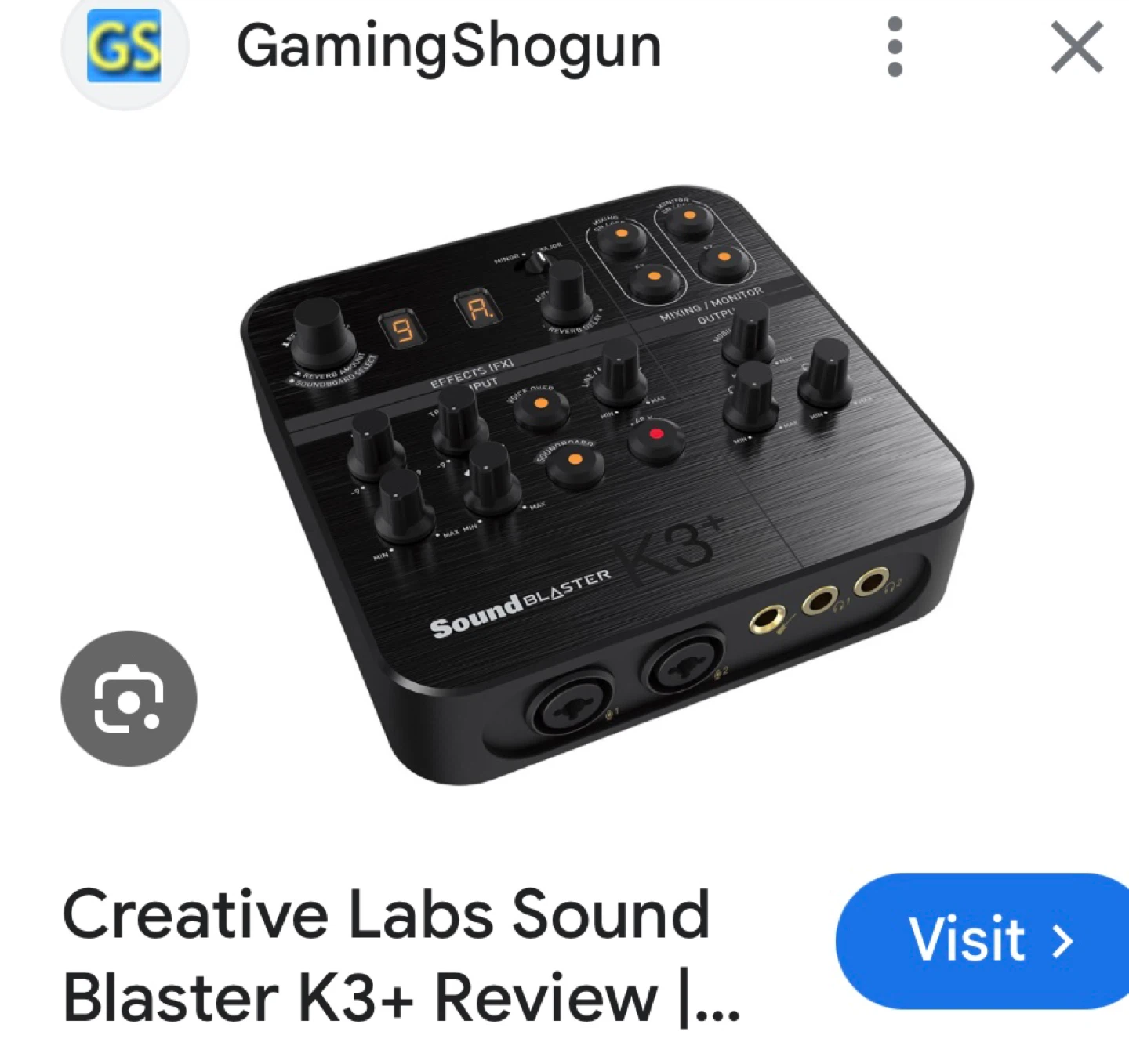 Creative Sound Blaster K3+ USB Recording Mixer - photo 3