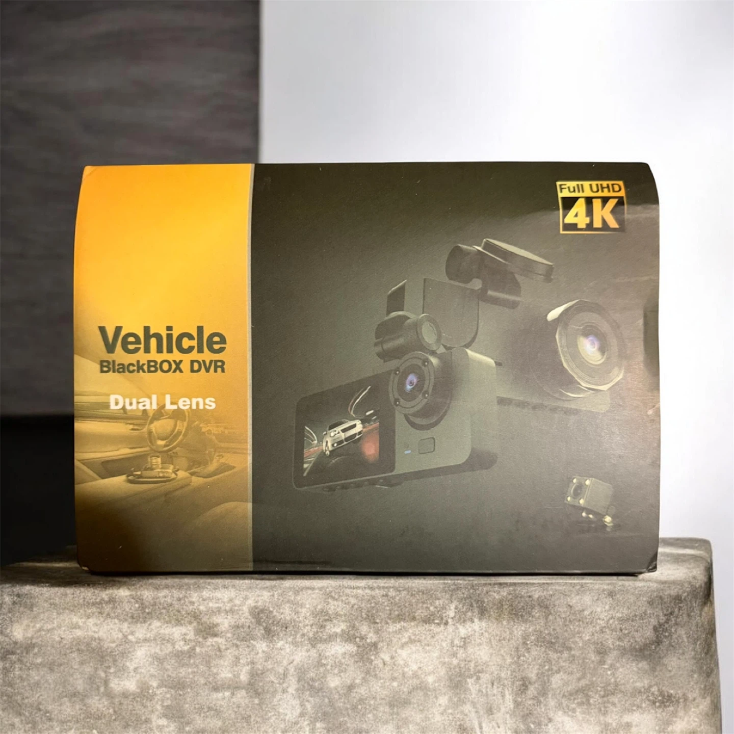 4K Vehicle BlackBOX DVR Dual Lens Dash Cam