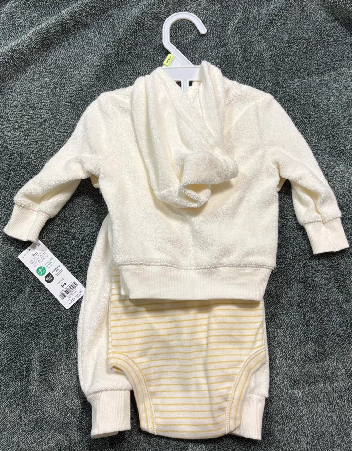 Carter's Baby Terrycloth Hooded Set - 3 Months - photo 4