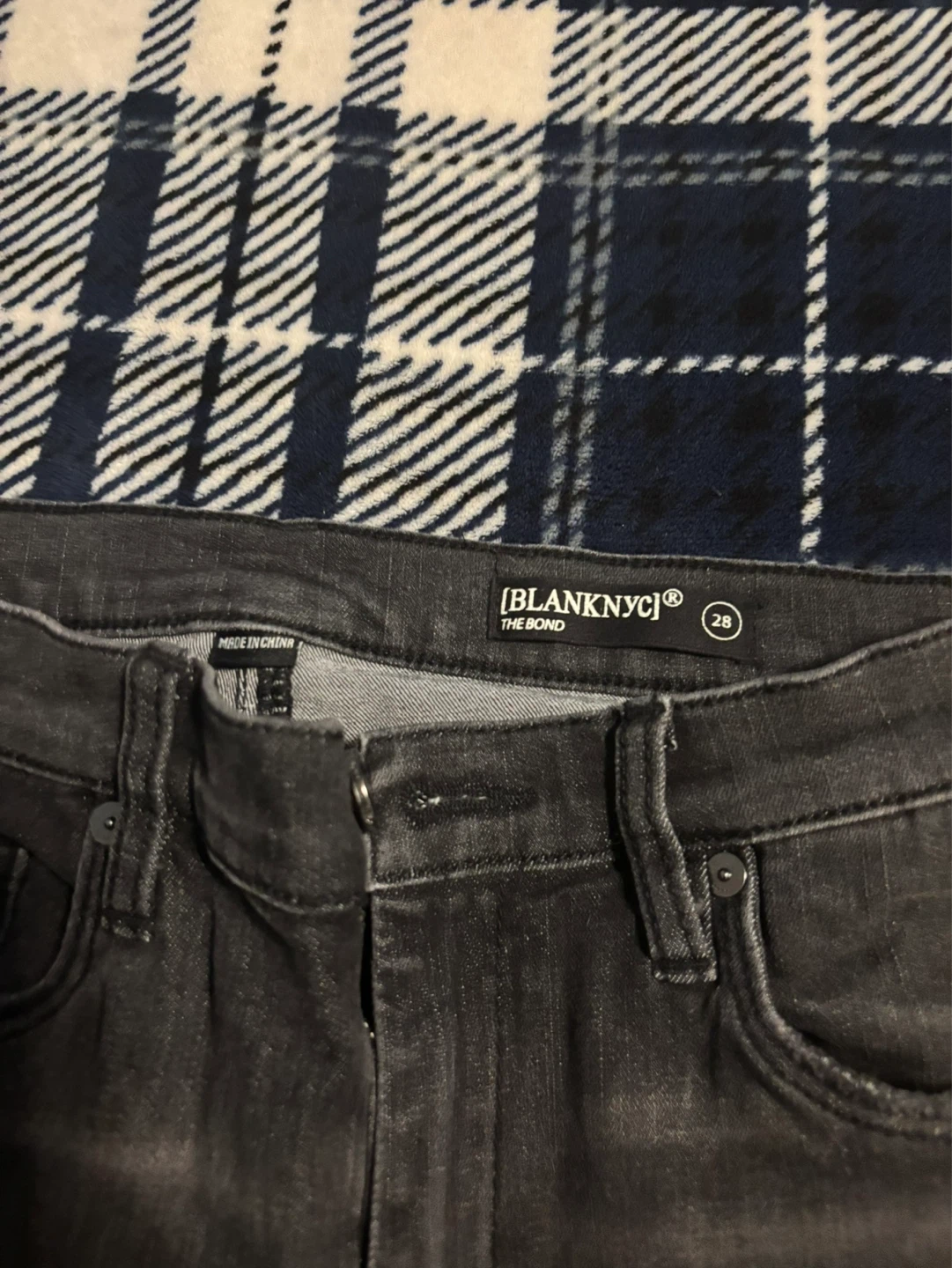 BLANKNYC The Bond Distressed Skinny Jeans - Size 28 - photo 2