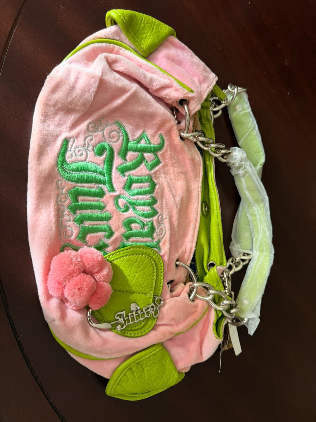 Juicy Couture Pink Velour Handbag