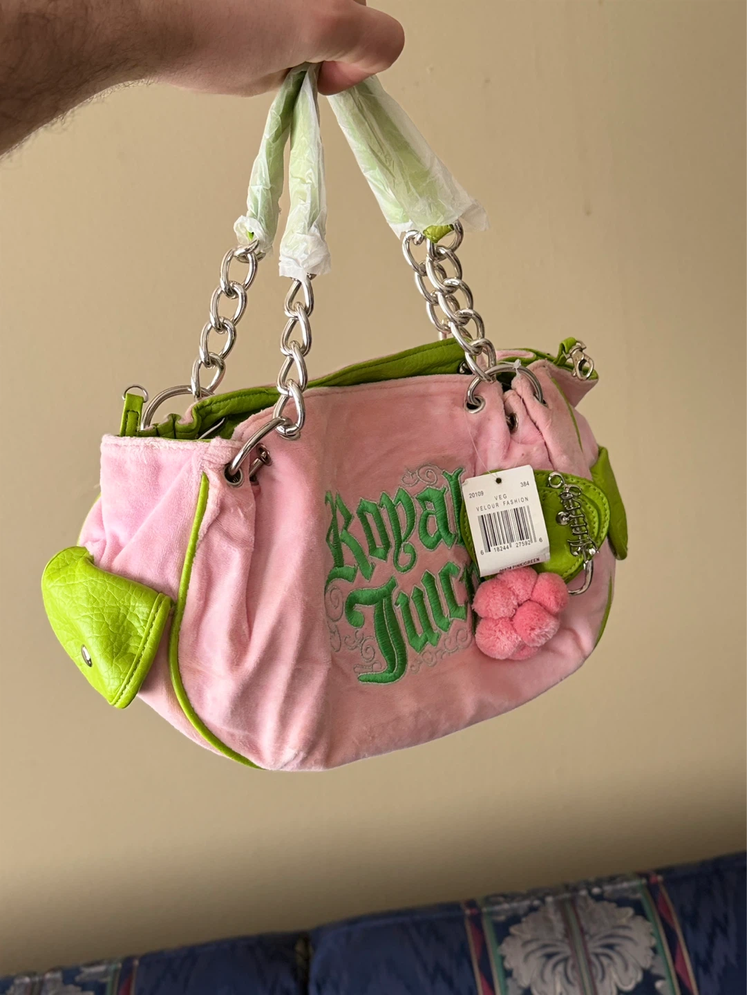 Juicy Couture Pink Velour Handbag - photo 2