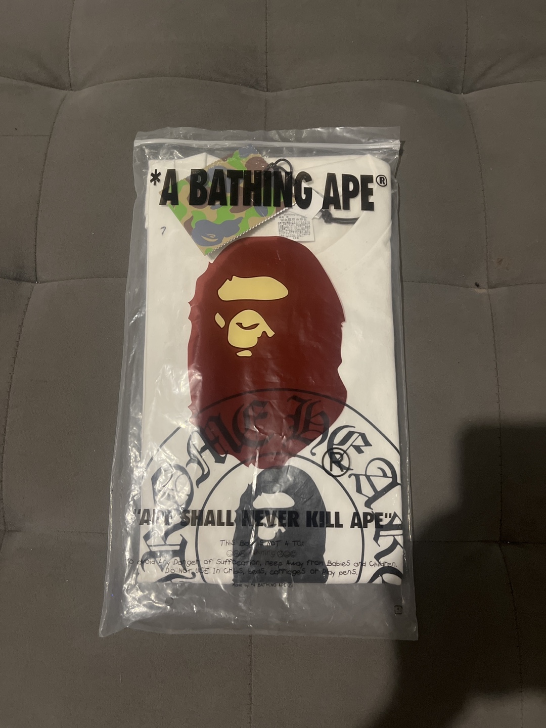 A Bathing Ape Baby Milo Chrome Hearts T-Shirt