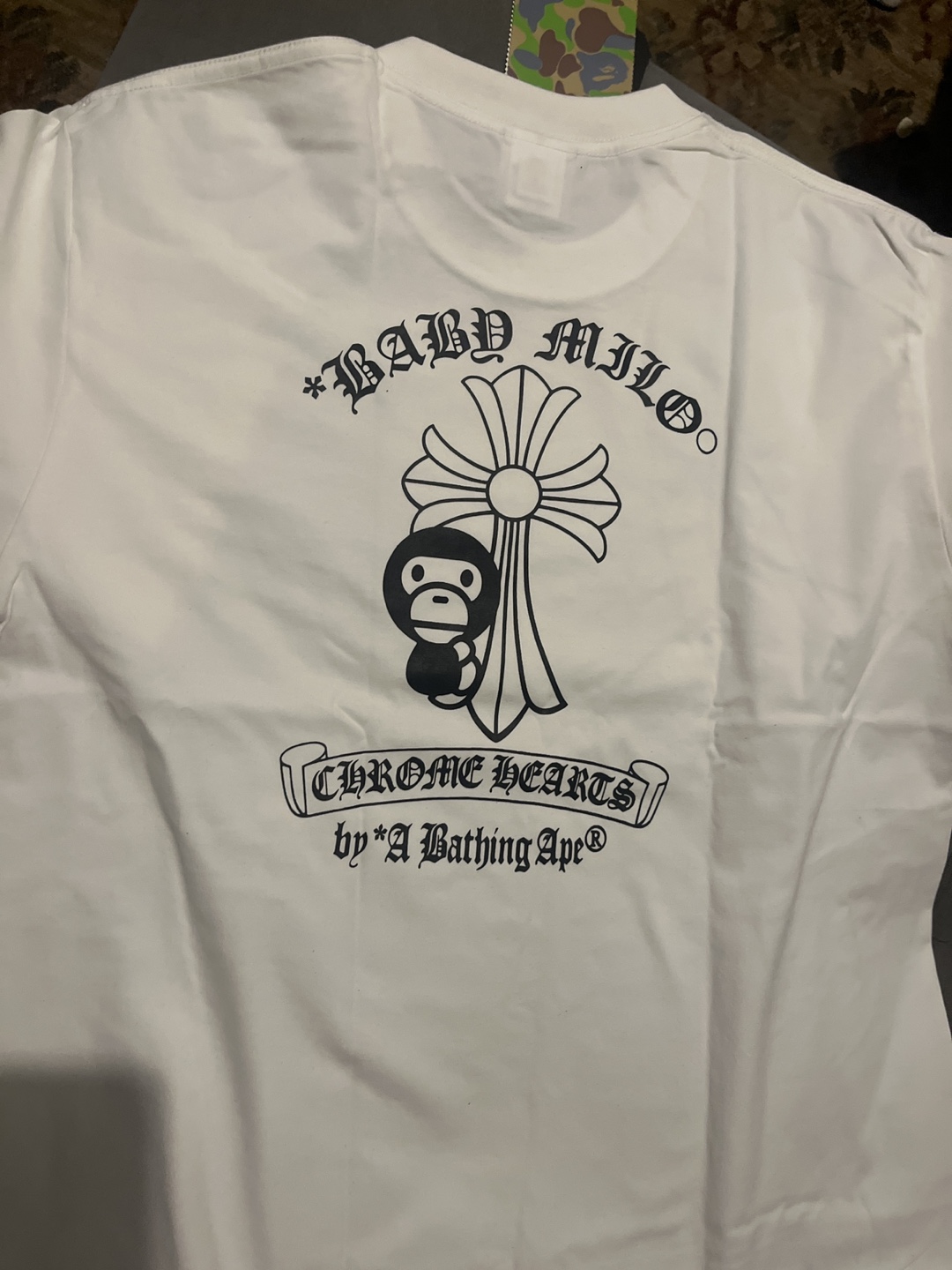 A Bathing Ape Baby Milo Chrome Hearts T-Shirt - photo 3