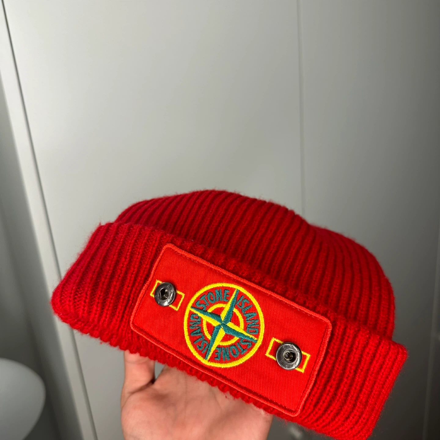 🚀Stone Island Red Knit Beanie🔥 - photo 2