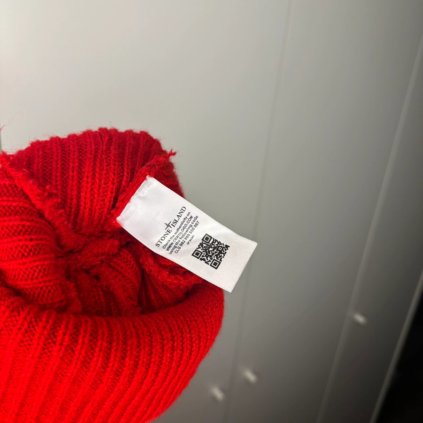 🚀Stone Island Red Knit Beanie🔥 - photo 3