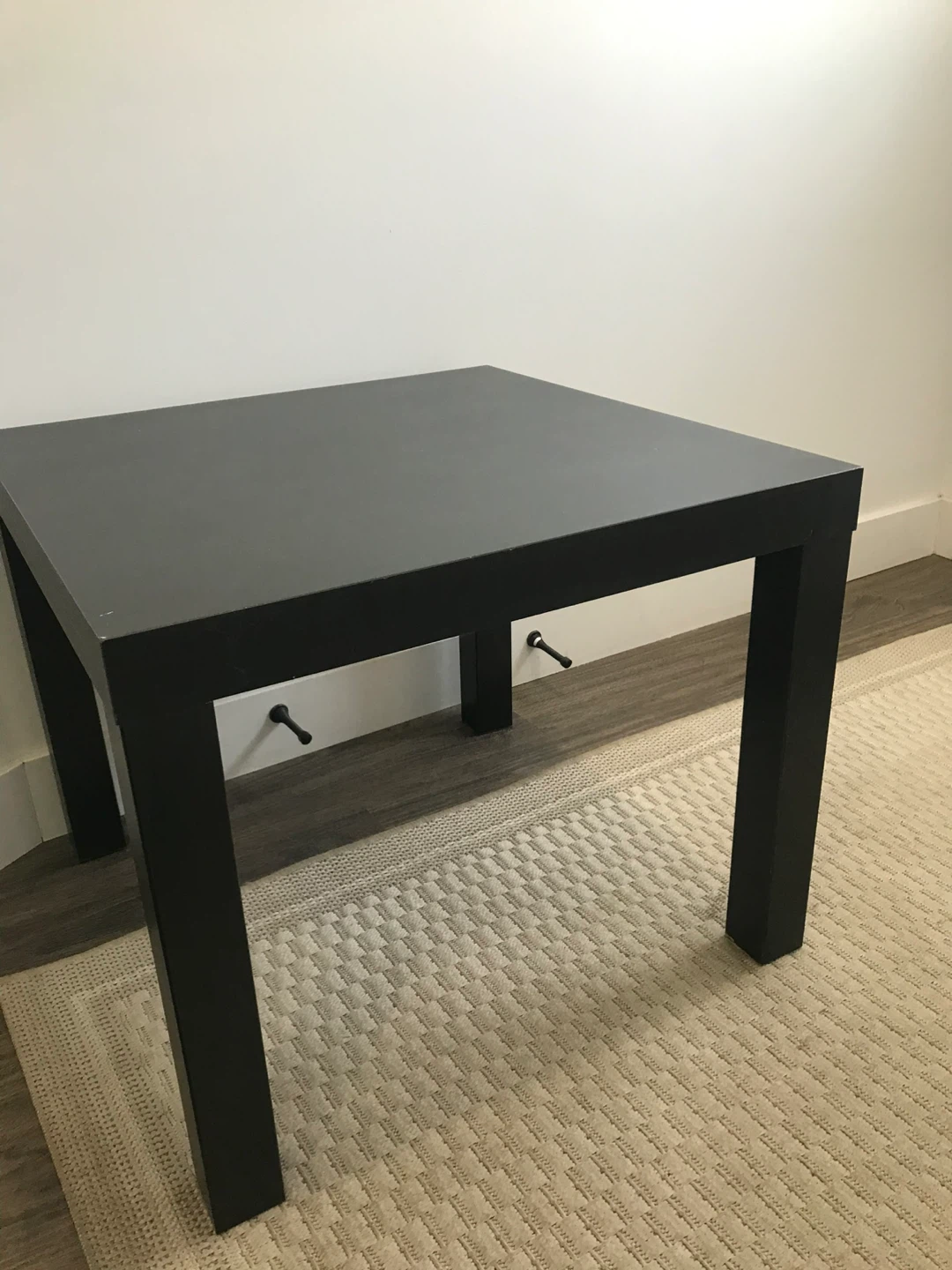 Black Square Side Table - photo 2