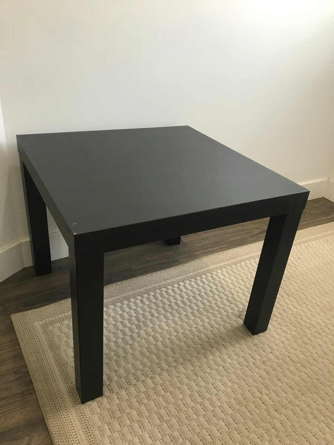 Black Square Side Table