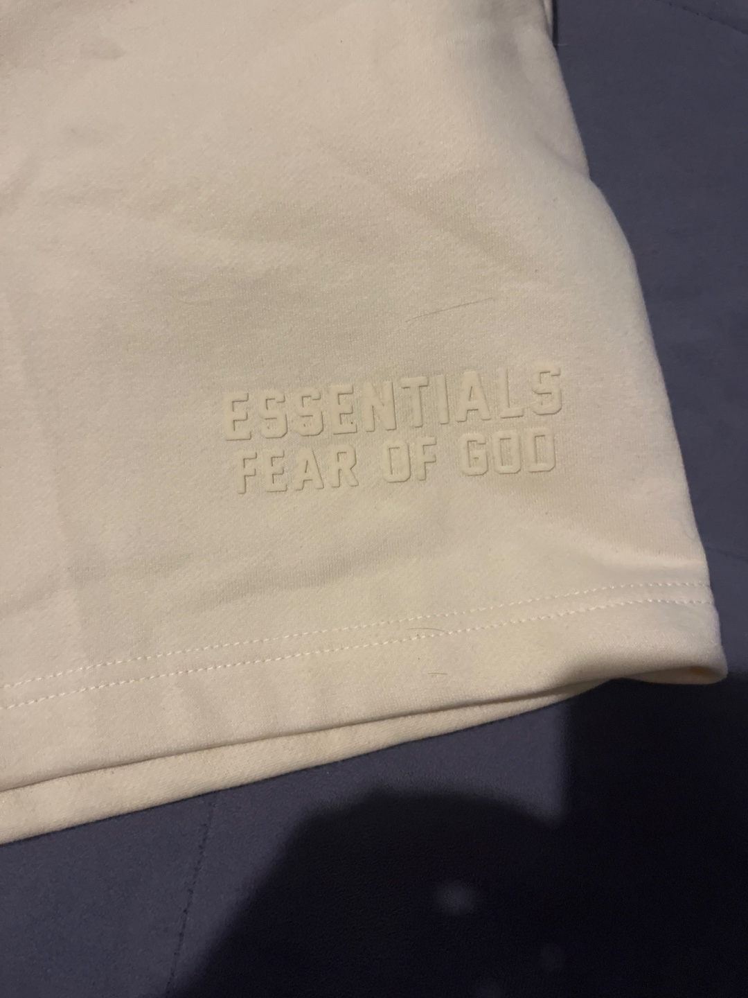 ESSENTIALS Fear of God Sweat Shorts - Light Yellow - photo 2