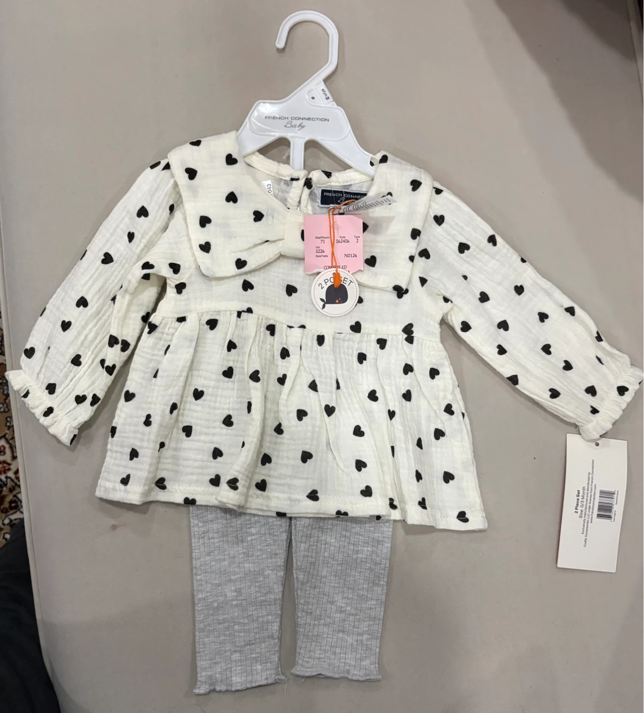 French Connection Baby Girls' 2-Piece set
