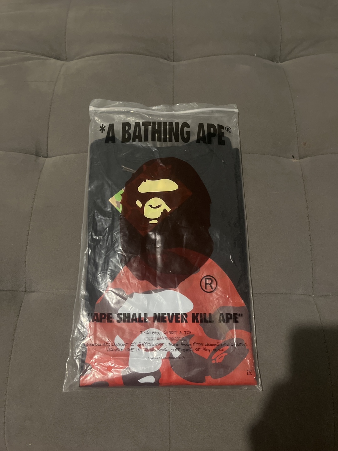 A Bathing Ape (BAPE) T-Shirt - Black and Red