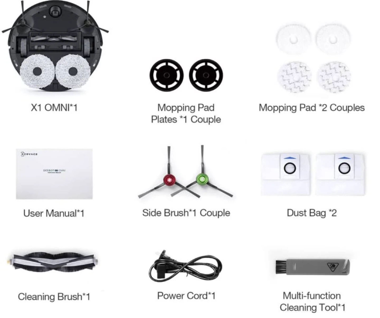 ECOVACS DEEBOT X1 OMNI Robotic Vacuum & Mopping Cleaner - photo 2