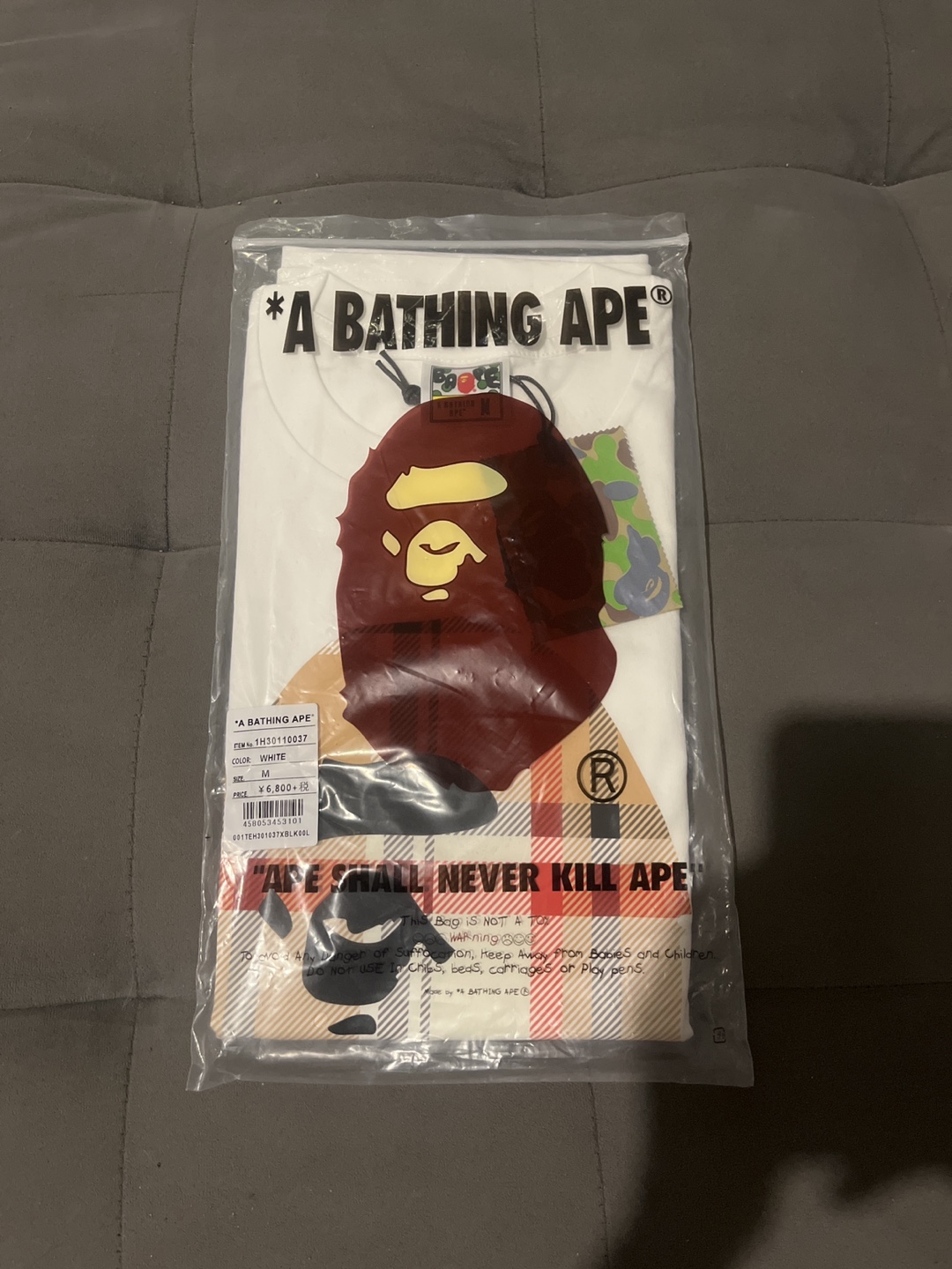 Bape X Burberry Tee