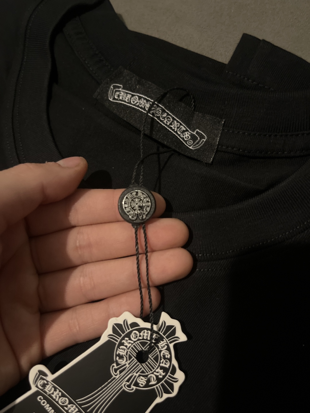 Chrome Hearts x Comme des Garçons Black T-Shirt - photo 3