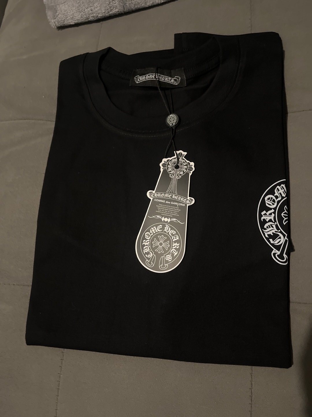 Chrome Hearts x Comme des Garçons Black T-Shirt - photo 2