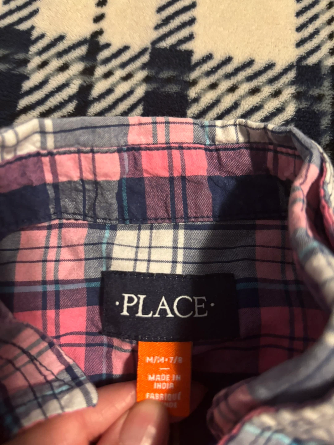 The Children's Place Plaid Button-Up Shirt - Kids M/M-7/8 - photo 2