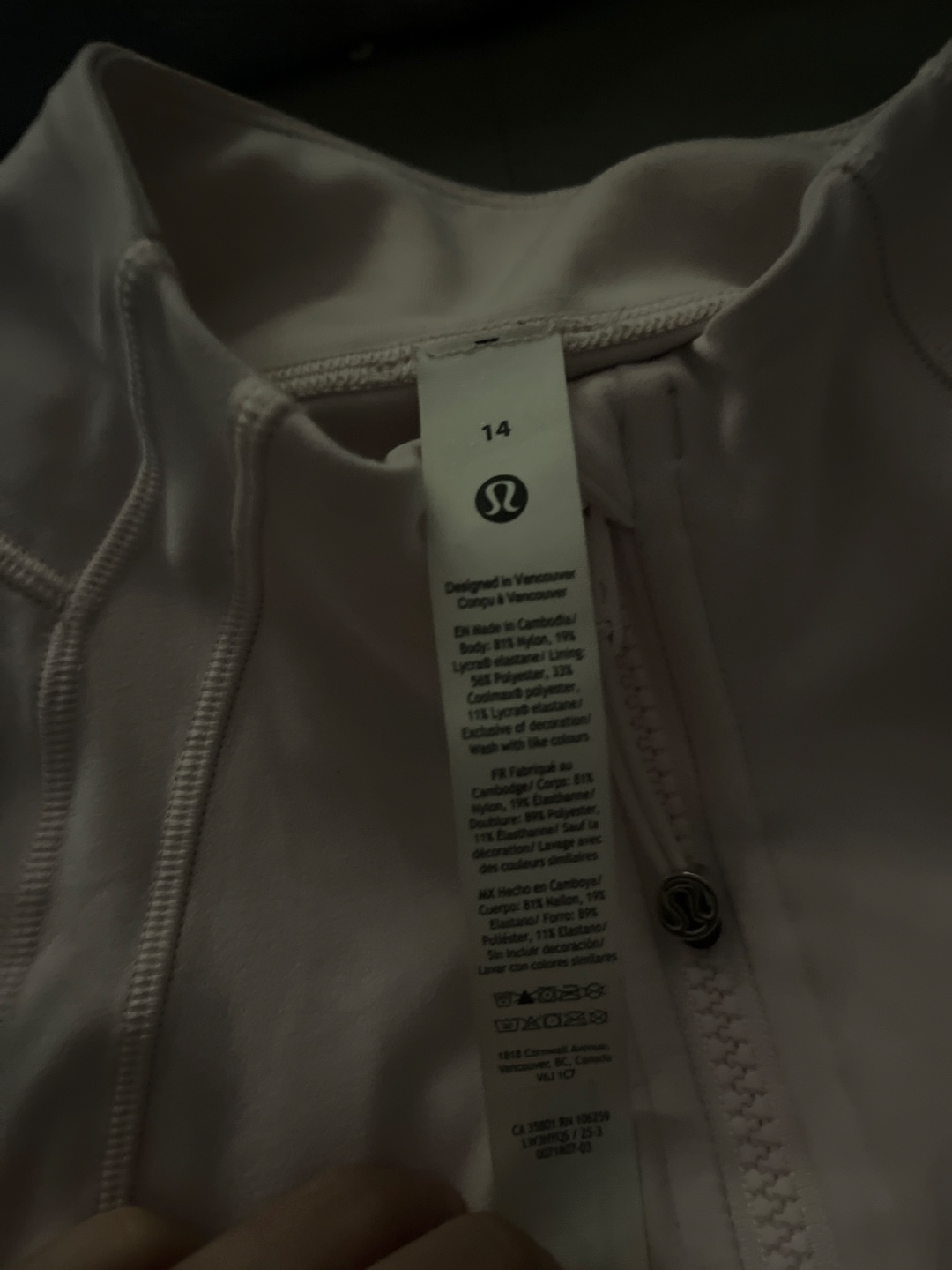 Lululemon Define Jacket Strawberry Milk Size 14 - photo 3
