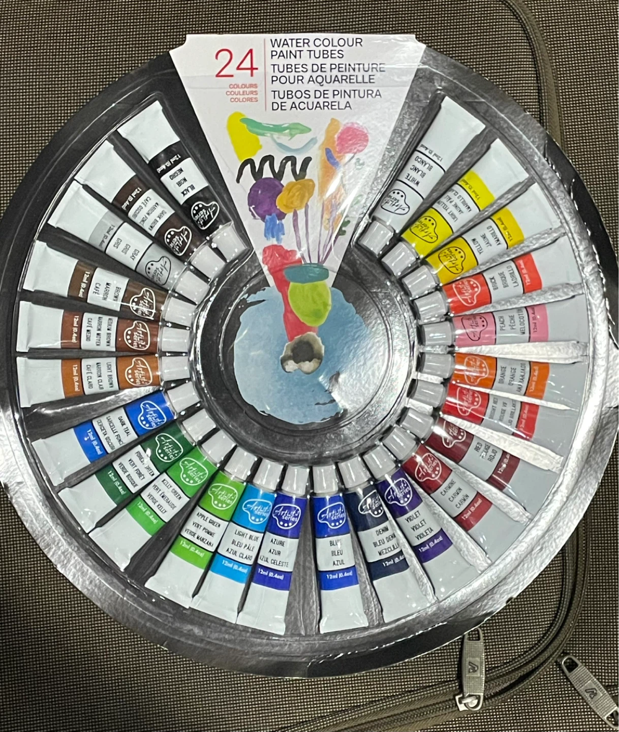 Artist's Loft Watercolour Paint Tubes, 24 Count