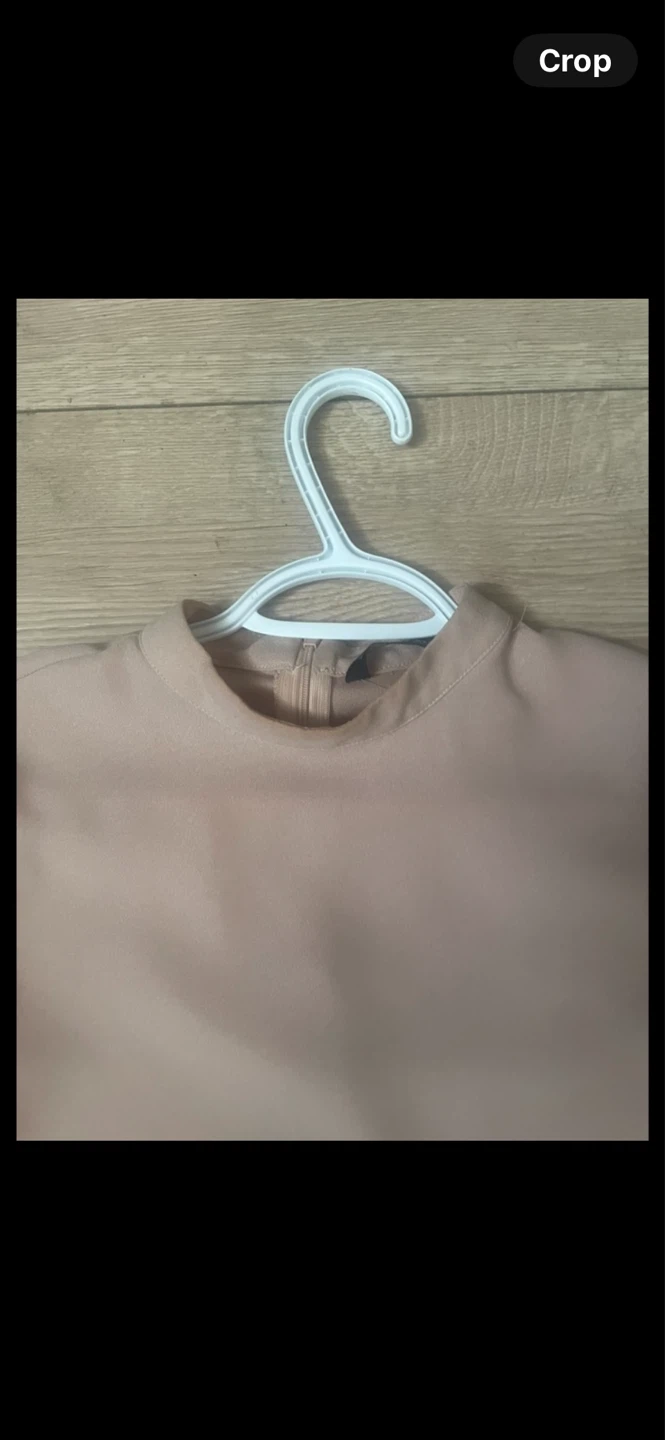 Women's rose pink Ruffle Sleeve Dress