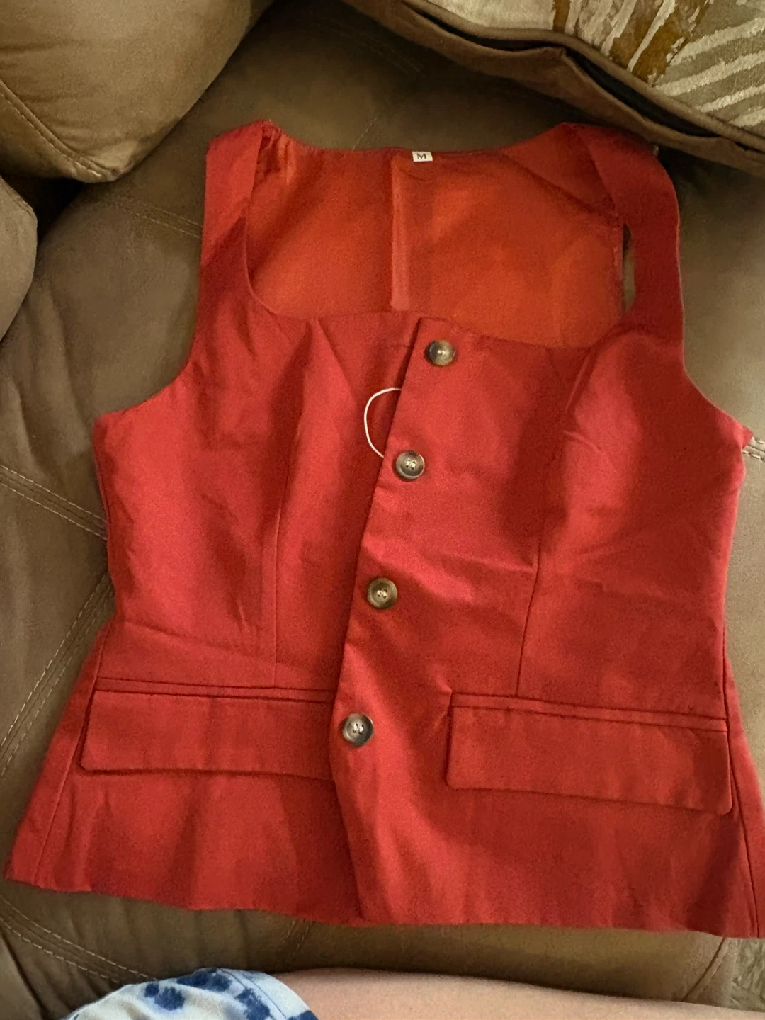 Teja Square Neck Vest