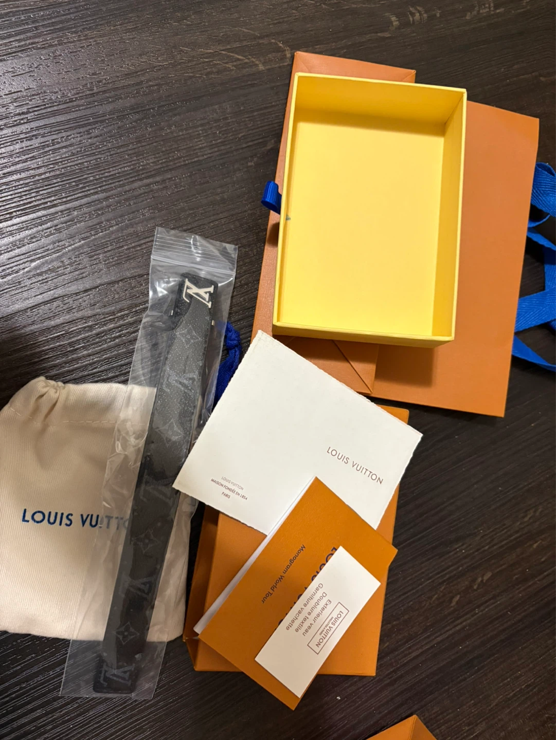LV Slim Bracelets w/ monogram - photo 2