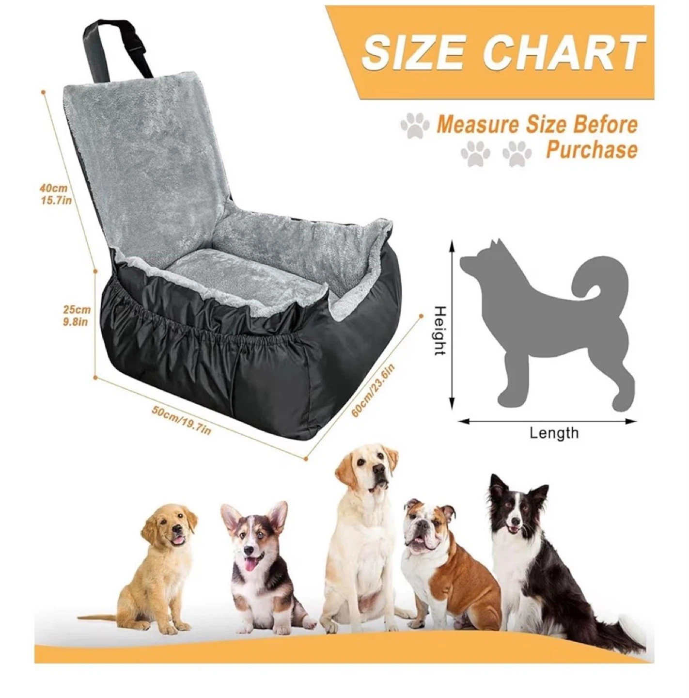 Dog Car Seat Booster - photo 3