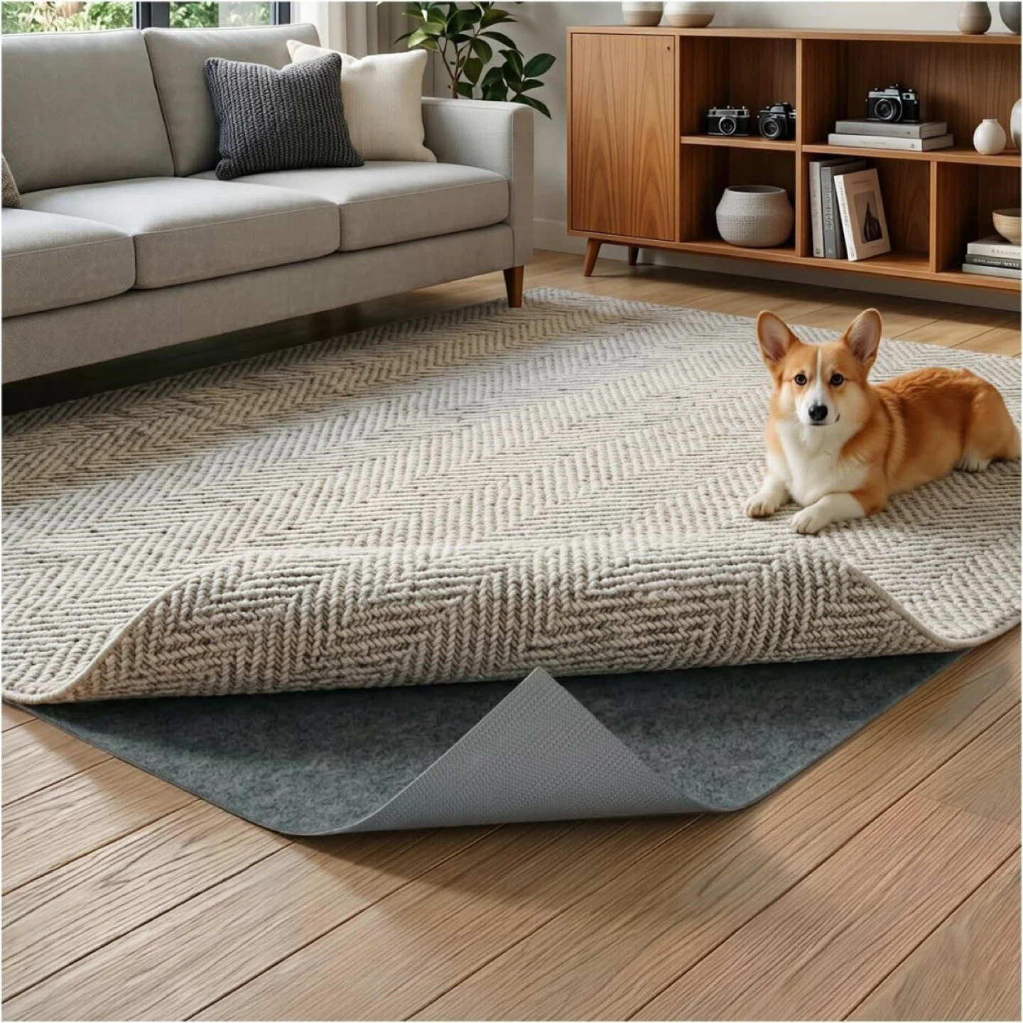 6x9ft Thick Felt Rug Gripper, 6 x 9