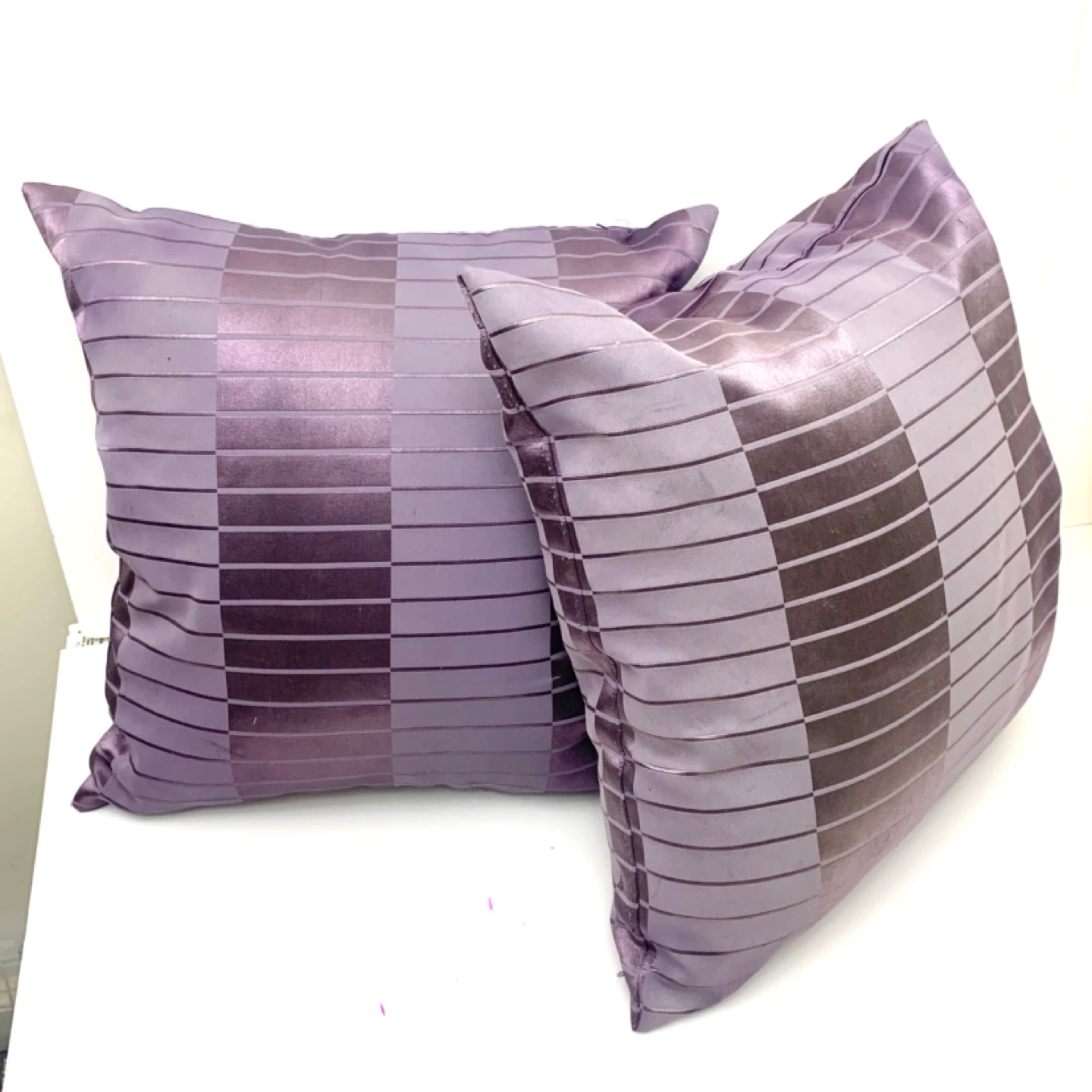 Throw Pillows Decorative Pillows Purple Accent Cushions Set of 2