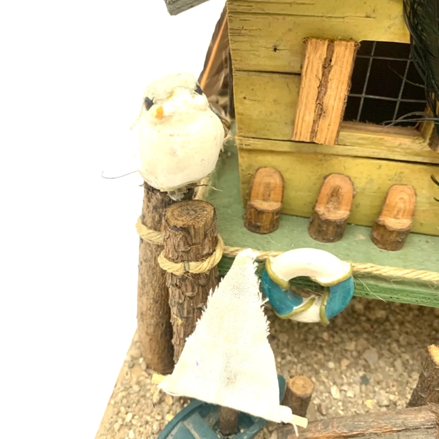 Birdhouse Decorative Bird House Yacht Club Garden Decor - photo 5
