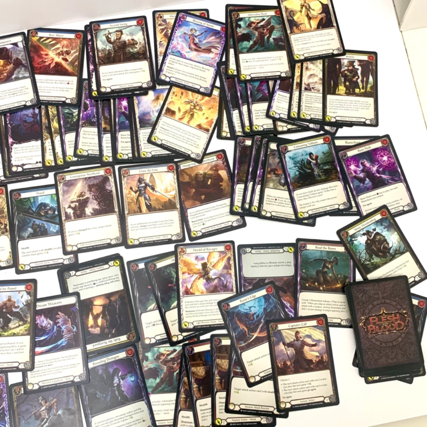 Flesh and Blood Cards Trading Card Game TCG Lot of 175 Cards - photo 5
