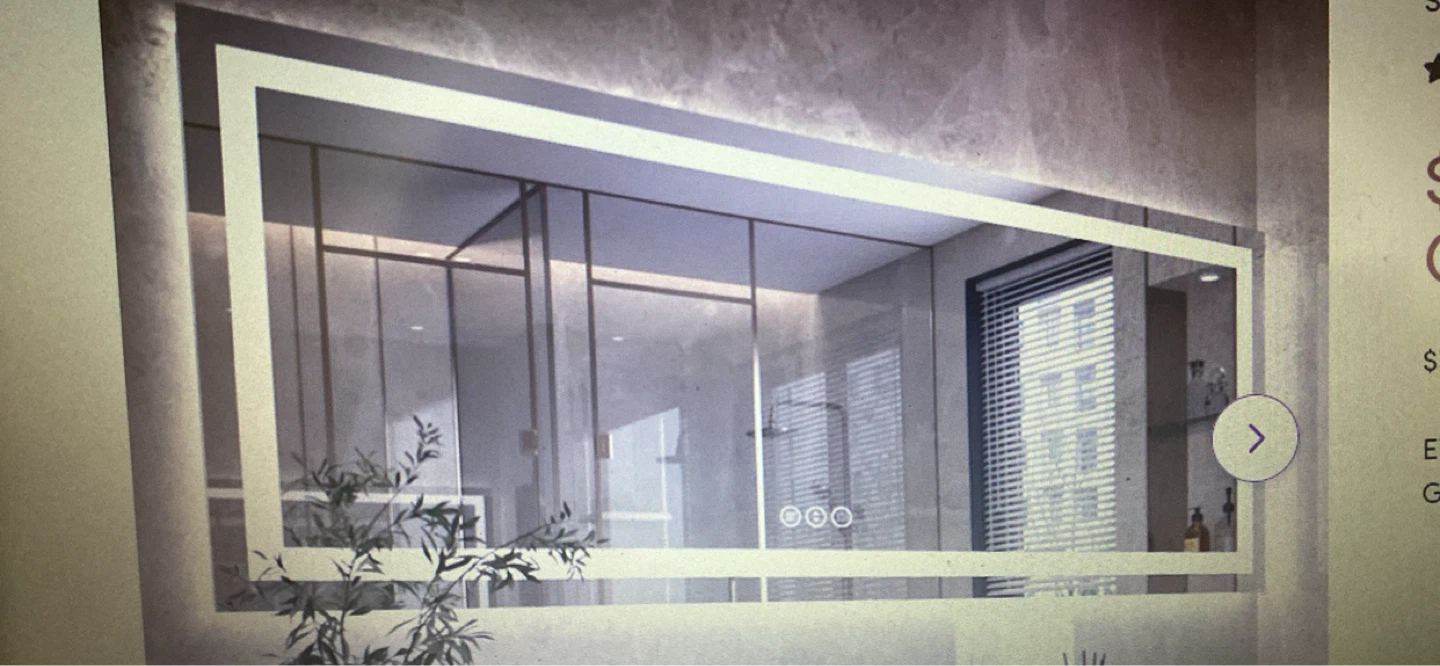 FRAMELESS LED MIRROR 84 X 32 - photo 3