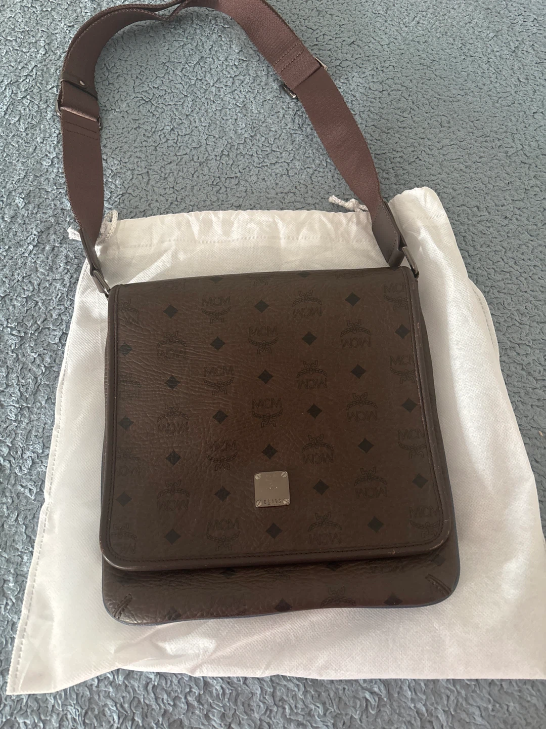 MCM messenger  Bag Brown