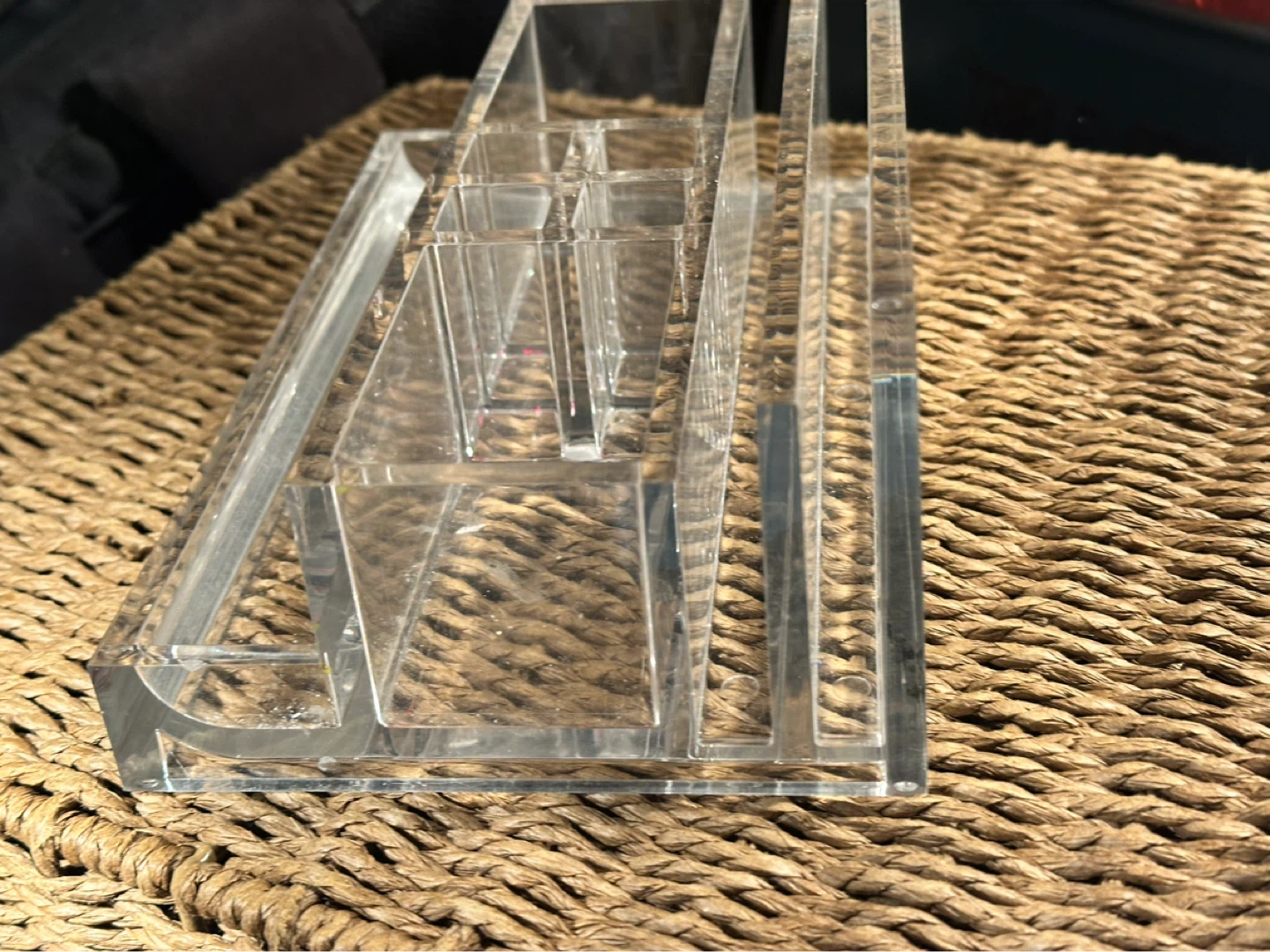 Guzzini Lucite desk organizer designed by Fabio Manlio Ciocca - photo 3