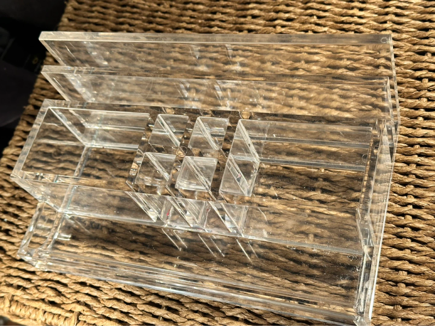 Guzzini Lucite desk organizer designed by Fabio Manlio Ciocca - photo 2