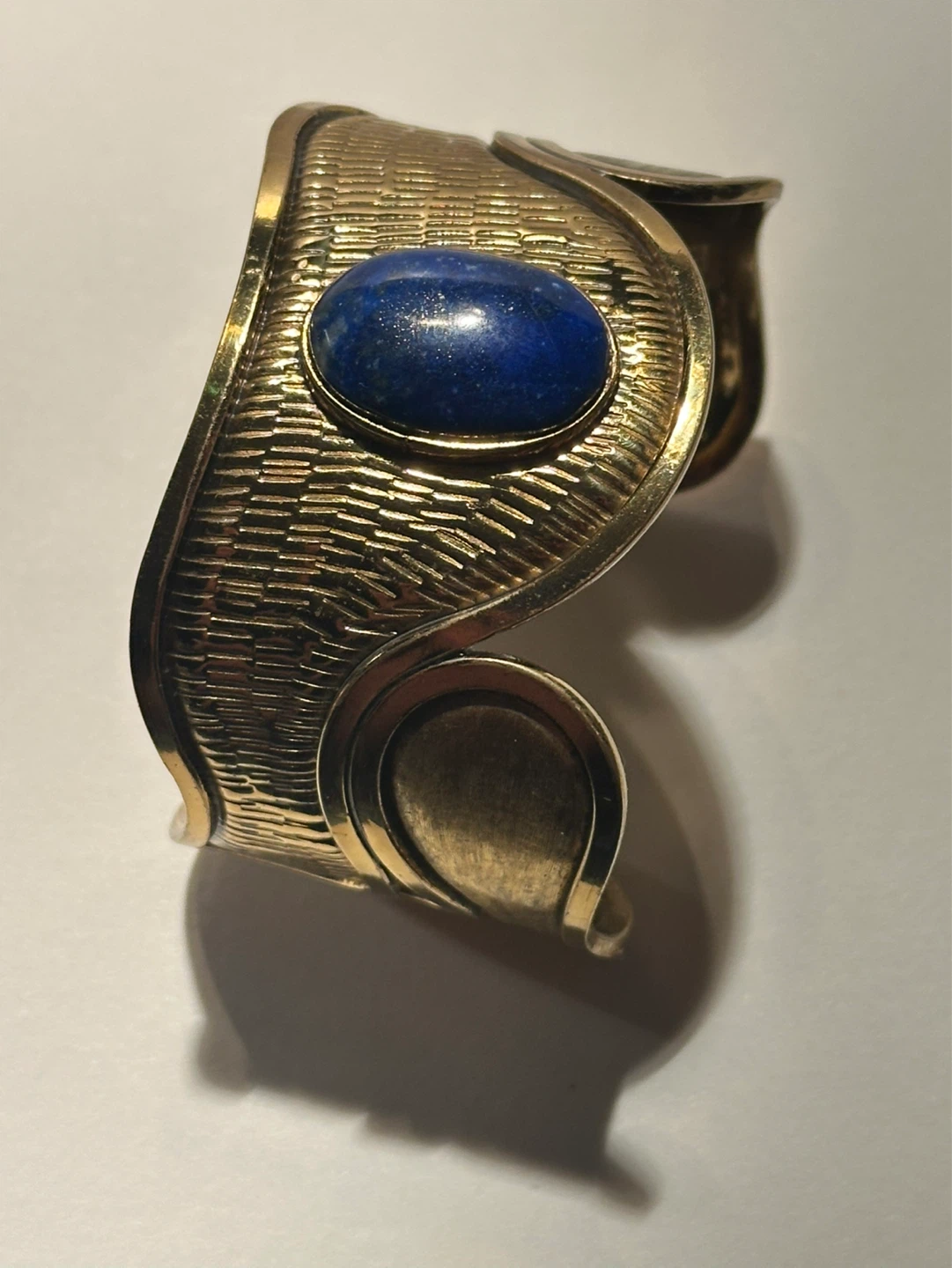 Marita Gil HECHO A MANO CHILE LAPIS LAZULI HAND MADE CUFF