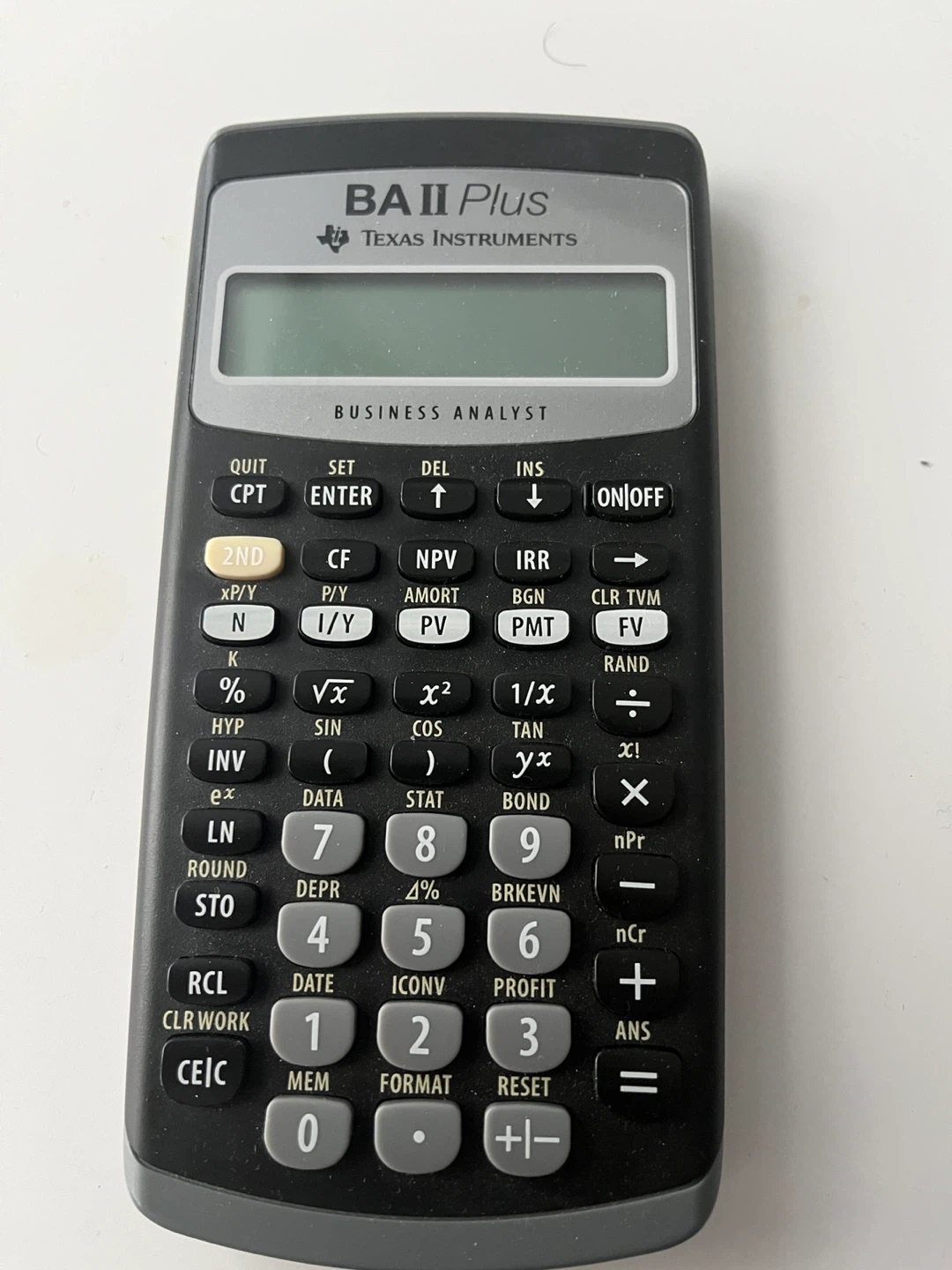 Texas Instruments BA II Plus Business Analyst Calculator - photo 2