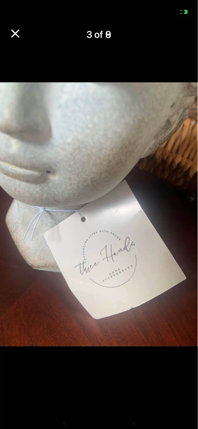 Three Hands Decorative Head Planter - photo 2